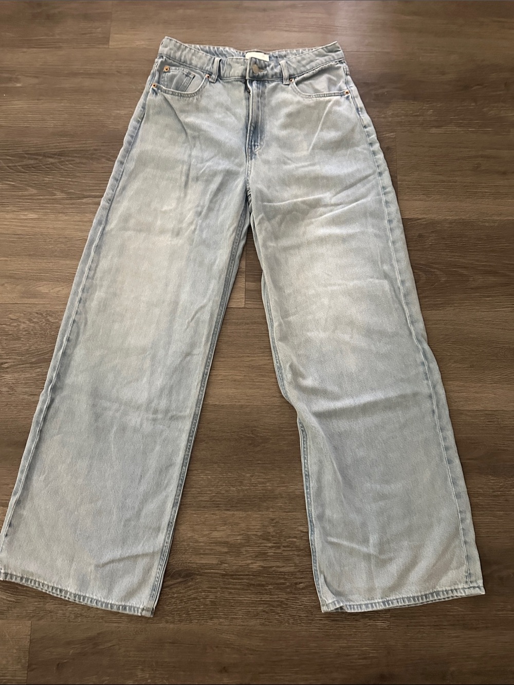 H&M Light Blue Wide Leg Jeans